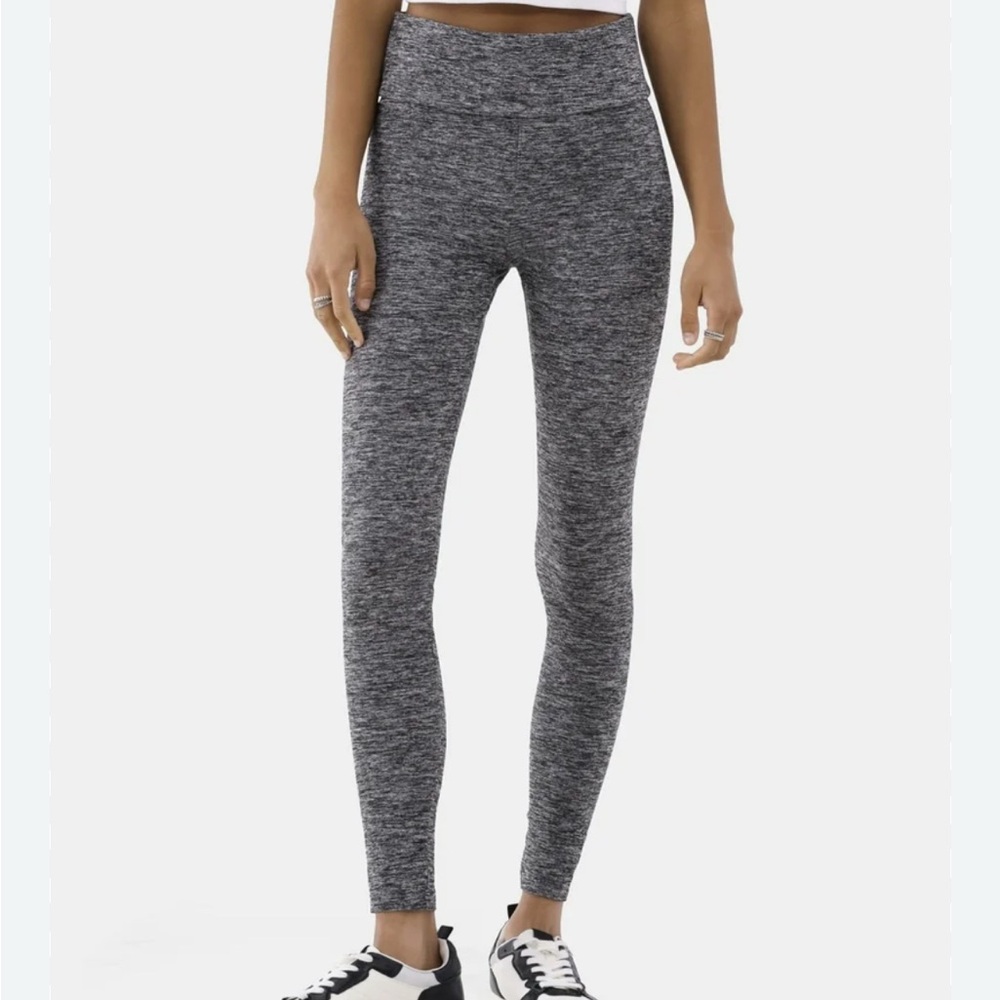 NO BOUNARIES HIGH RISE SUEDED LEGGINGS ANKLE LENGTH SIZE XXS XS
